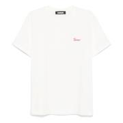 Barrow Off White Jersey T-Shirt White, Herr