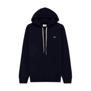 Autry Bomull Hoodie Sweatshirt Blue, Herr