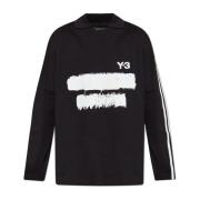 Y-3 Långärmad T-shirt Black, Herr