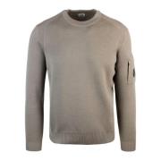 C.p. Company Regular Fit Sweaters i Dove Grey Gray, Herr