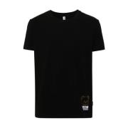 Moschino Logotyp T-shirt Svart Teddybjörn motiv Black, Herr