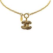 Chanel Vintage Pre-owned Metall halsband Yellow, Dam