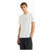 Emporio Armani Logotyp Accent T-shirt i vitt White, Herr