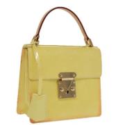 Louis Vuitton Vintage Pre-owned Laeder handvskor Yellow, Dam