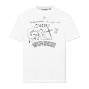 Misbhv Tryckt T-shirt White, Herr