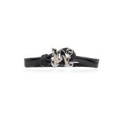 Palm Angels Läderarmband Black, Herr