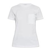 Max Mara T-shirt Papaia White, Dam