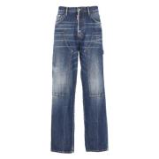 Dsquared2 Blå Bomullsjeans med Fem Fickor Blue, Herr