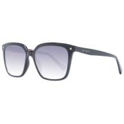 Ted Baker Svarta Kvinnors Solglasögon Kvadratisk Gradient Black, Dam