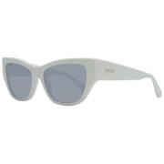 Max Mara Vita Kvinnor Solglasögon Cat Eye Stil White, Dam