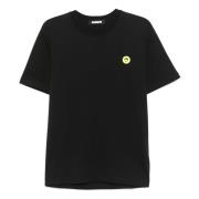 Barrow Svart Jersey T-shirt med Logo Print Black, Herr