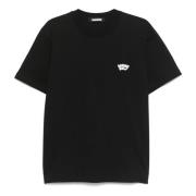 Barrow Svart Crew Neck T-shirt 3D-tryck Black, Herr