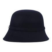 Gucci Ull Fedora Bucket Hatt Blue, Dam