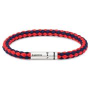 Le Gramme Marinblå & Röd Nato Kabelarmband 7g Multicolor, Unisex