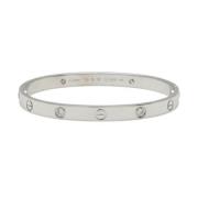 Cartier Vintage Pre-owned Vitt guld armband Gray, Dam