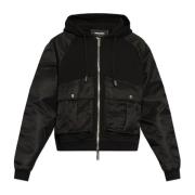 Dsquared2 Jacka tillverkad av kombinerade material Black, Herr