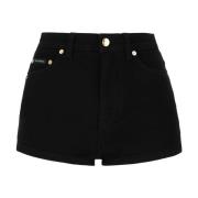 Dolce & Gabbana Casual Denim Shorts för Kvinnor Black, Dam