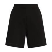 Dsquared2 Bomullsshorts med tryckt logotyp Black, Herr