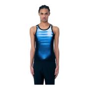 Jean Paul Gaultier Le Male Tank Top Overall Fastening Blue, Herr