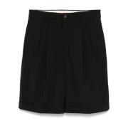 Barena Venezia Svarta Shorts för Män Black, Herr