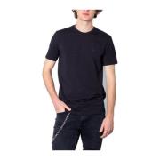 Armani Exchange Bomullsblandning T-shirt Herr Kollektion Black, Herr