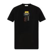 Iceberg T-shirt med tryck Black, Herr