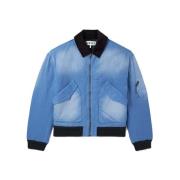 Loewe Vadderad Bomberjacka Corduroy Finish Blue, Herr