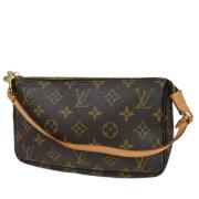 Louis Vuitton Vintage Pre-owned Canvas kuvertvskor Brown, Dam