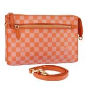 Louis Vuitton Vintage Pre-owned Canvas kuvertvskor Orange, Dam