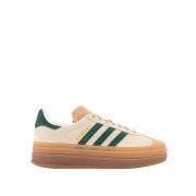 Adidas Mocka Sneakers med signatur sidestripor Beige, Dam