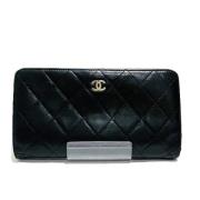 Chanel Vintage Pre-owned Laeder plnbcker Black, Dam