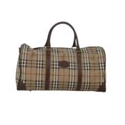 Burberry Vintage Pre-owned Laeder resvskor Beige, Dam