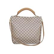 Louis Vuitton Vintage Pre-owned Canvas louis-vuitton-vskor Beige, Dam