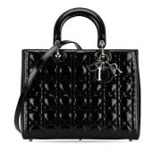 Dior Vintage Pre-owned Laeder dior-vskor Black, Dam