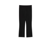 Max Mara Elegant Wide Leg Trousers Black, Dam