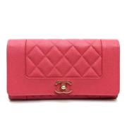 Chanel Vintage Pre-owned Laeder plnbcker Pink, Dam