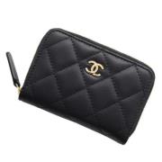 Chanel Vintage Pre-owned Laeder plnbcker Black, Dam