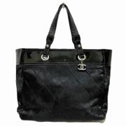 Chanel Vintage Pre-owned Laeder totevskor Black, Dam