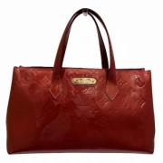 Louis Vuitton Vintage Pre-owned Laeder axelremsvskor Red, Dam