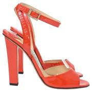 Jimmy Choo Pre-owned Pre-owned Laeder sandaler Red, Dam