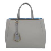 Fendi Vintage Pre-owned Canvas handvskor Gray, Dam