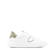 Philippe Model Låga Temple Sneakers i Vit Grön White, Herr