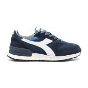 Diadora Blå Sneakers Panel Design Logopatch Blue, Herr