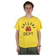 Gallery Dept. Boxnings Merch Tee 'Guld Gul' Yellow, Herr