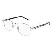 Saint Laurent Silver Eyewear Ramar SL 699 Gray, Unisex