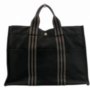 Hermès Vintage Pre-owned Canvas totevskor Black, Dam