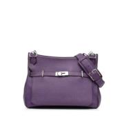 Hermès Vintage Pre-owned Laeder axelremsvskor Purple, Dam