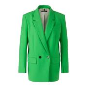 Marc Cain Klassisk Dubbelknäppt Blazer Green, Dam