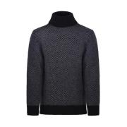 Officine Générale Svart Herring Sweater Gray, Herr