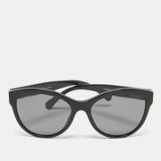 Chanel Vintage Pre-owned Acetat solglasgon Black, Dam